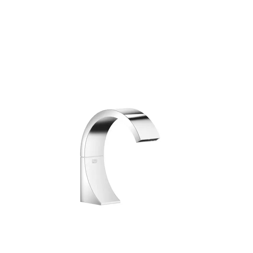 chrome lavatory spout