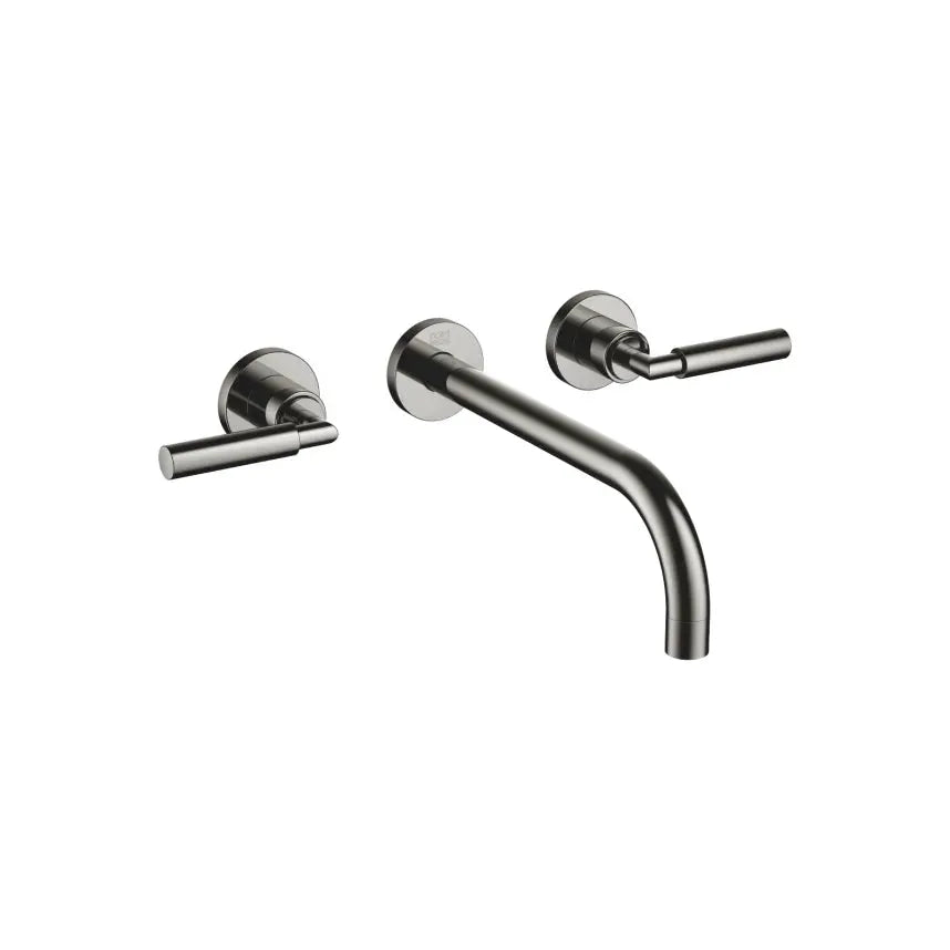 Dornbracht Tara Wall-Mounted Three-Hole Lavatory Mixer without Drain by Dornbracht