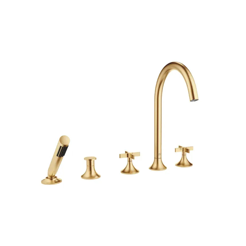 Dornbracht VAIA Five Hole Tub Set for Deck-Mounted Tub Installation with Diverter by Dornbracht