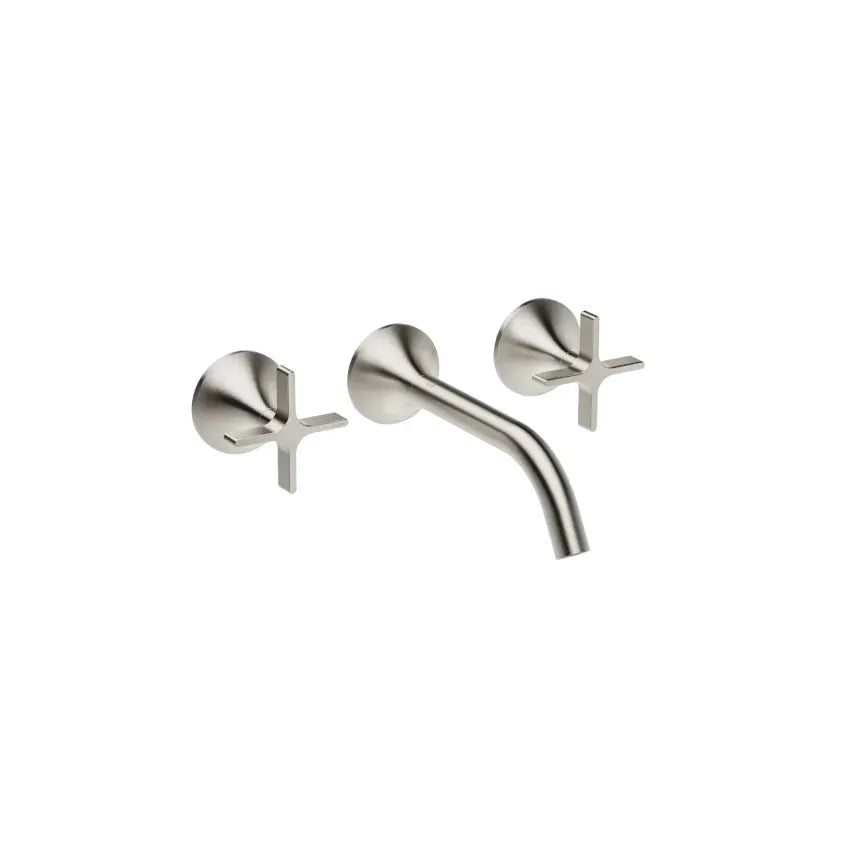 Dornbracht VAIA Wall-Mounted Three-Hole Lavatory Mixer without Drain by Dornbracht