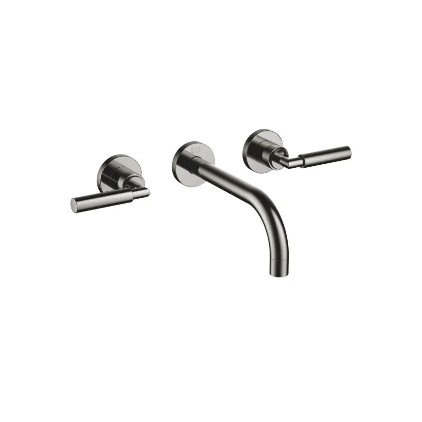 Dornbracht Tara Wall-Mounted Three-Hole Lavatory Mixer without Drain by Dornbracht