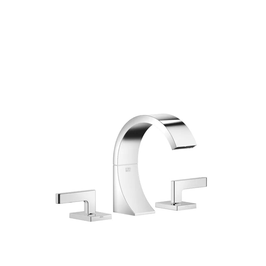 chrome lavatory mixer