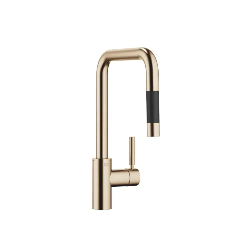 Dornbracht META SQUARE Single-Lever Mixer Pull-Down with Spray Function by Dornbracht