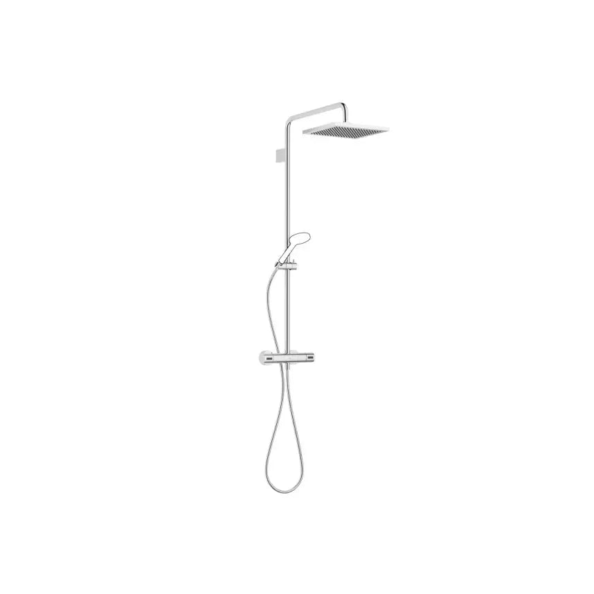 chrome shower thermostat