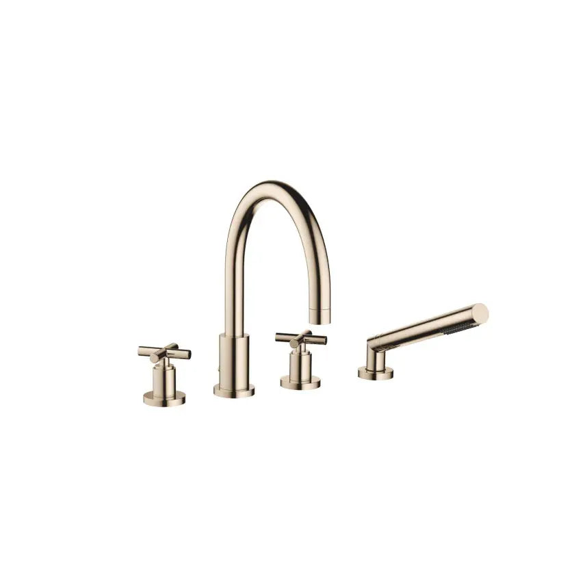 Dornbracht TARA Deck-Mounted Tub Mixer, With Hand Shower Set For Deck-Mounted Tub Installation by Dornbracht