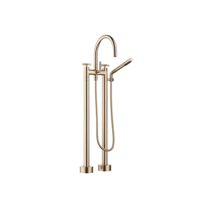 Dornbracht TARA Two-Hole Tub Mixer For Freestanding Installation With Hand Shower Set by Dornbracht