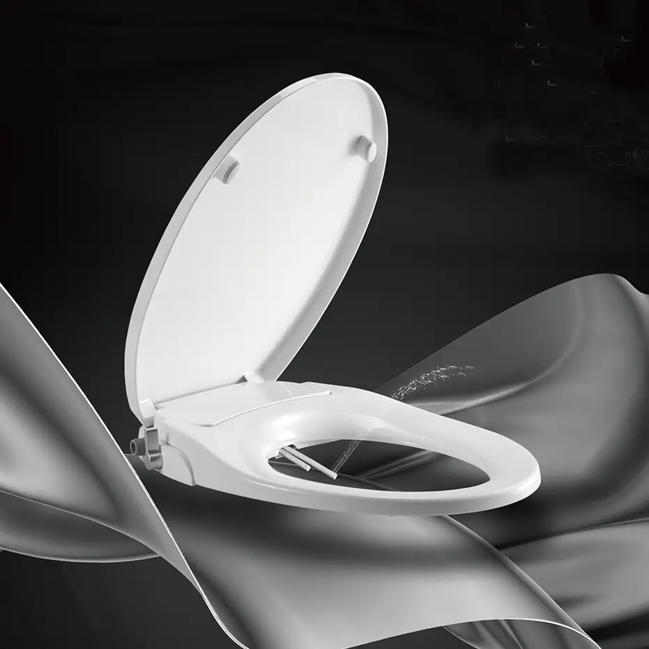 white toilet seat