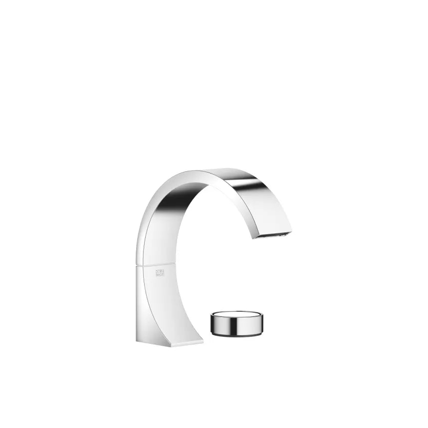 chrome lavatory mixer