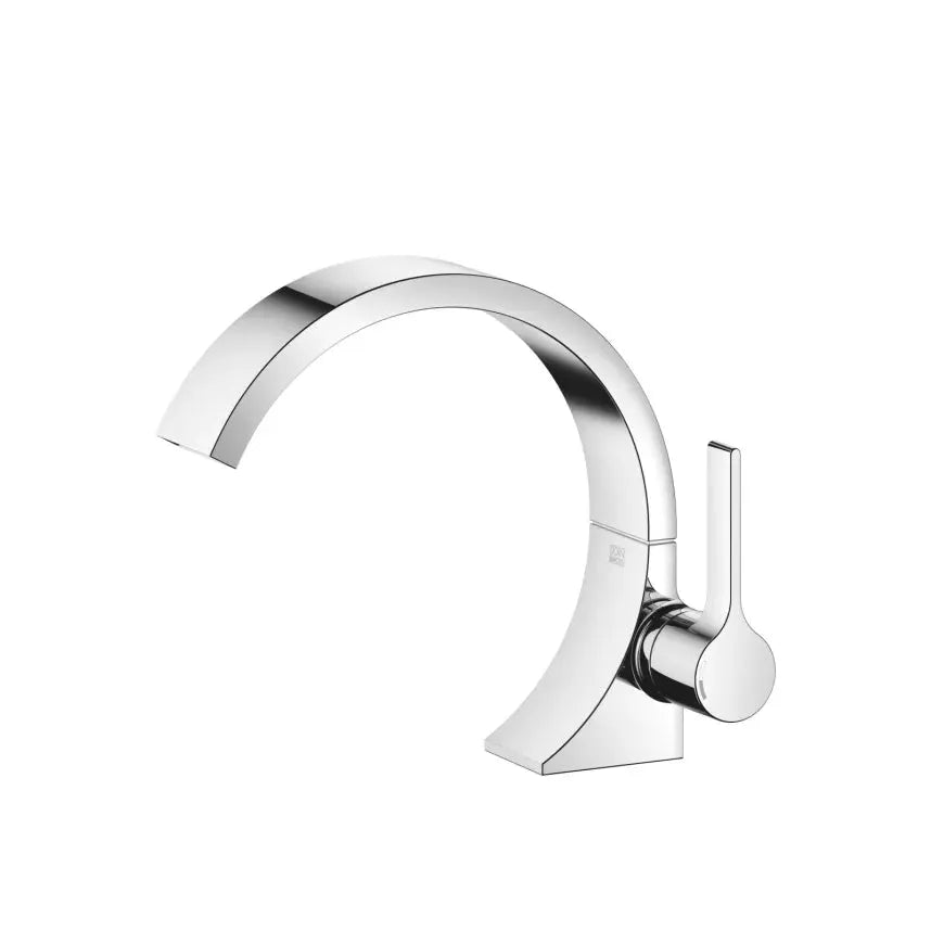 chrome lavatory mixer