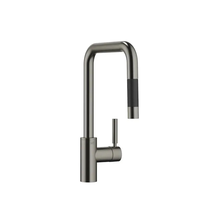 Dornbracht META SQUARE Single-Lever Mixer Pull-Down with Spray Function by Dornbracht