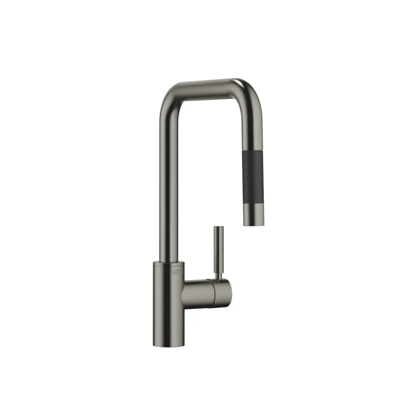 Dornbracht META SQUARE Single-Lever Mixer Pull-Down with Spray Function