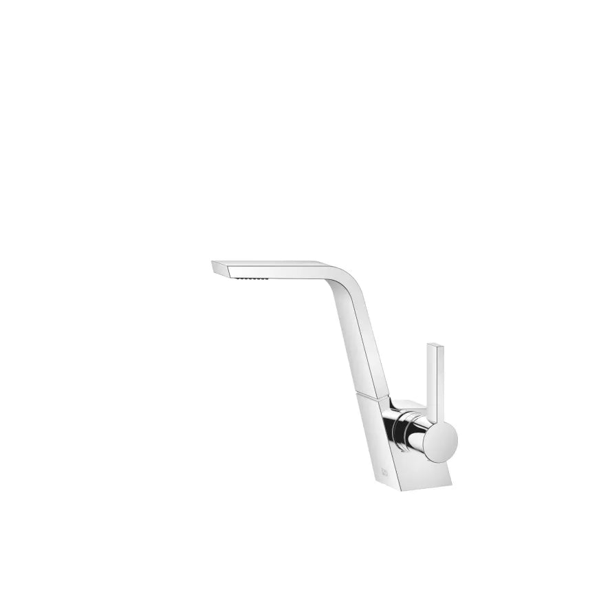 chrome lavatory mixer