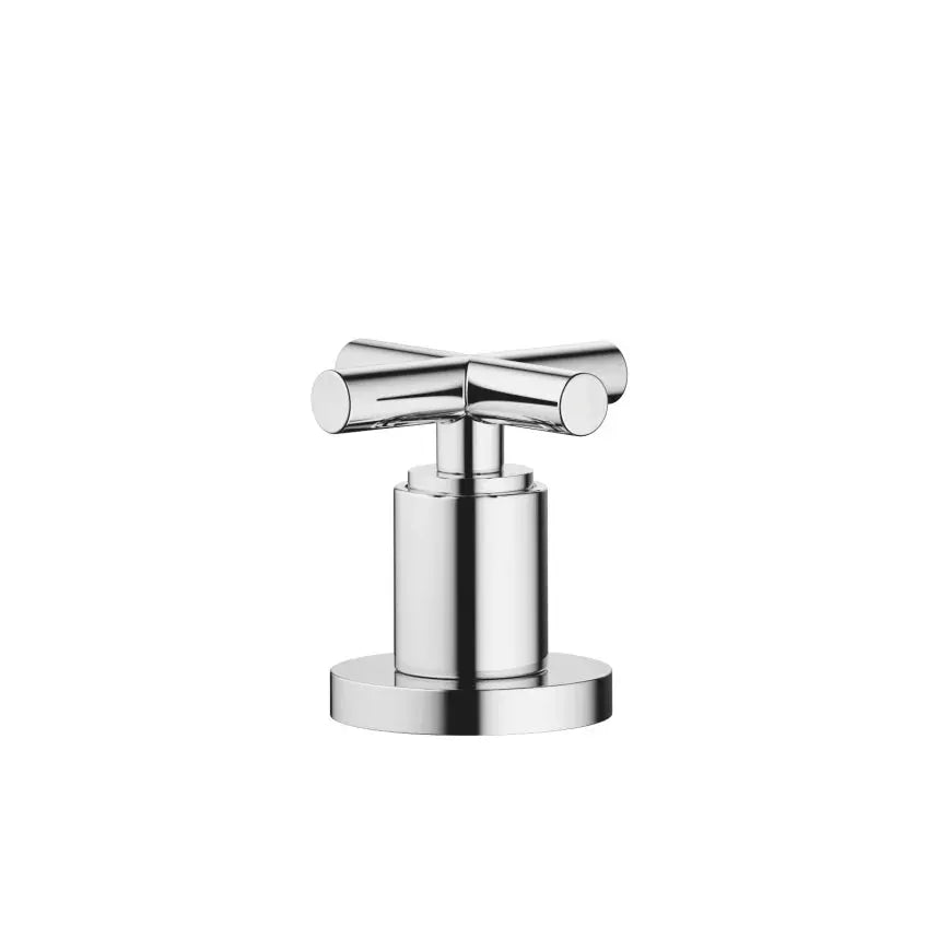 chrome deck valve hot & cold