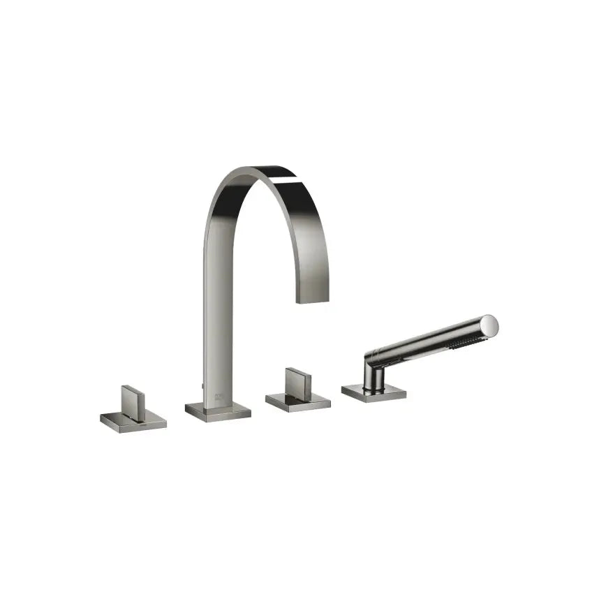 Dornbracht MEM Deck-Mounted Tub Mixer, With Hand Shower Set For Deck-Mounted Tub Installation by Dornbracht
