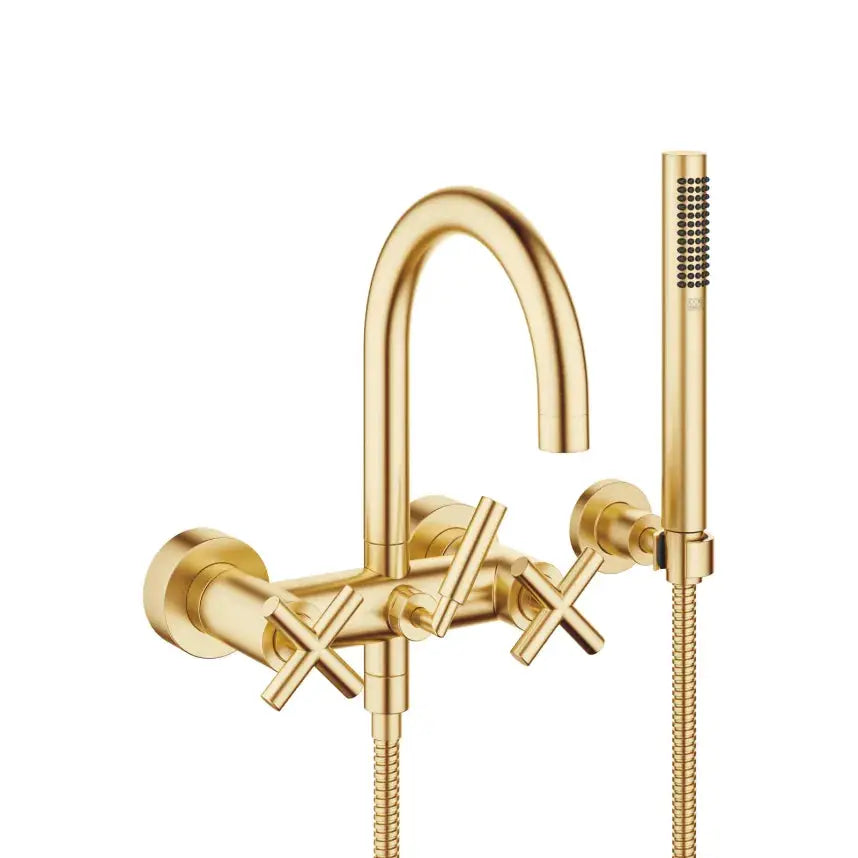 Dornbracht TARA Tub Mixer For Wall-Mounted Installation With Hand Shower Set by Dornbracht