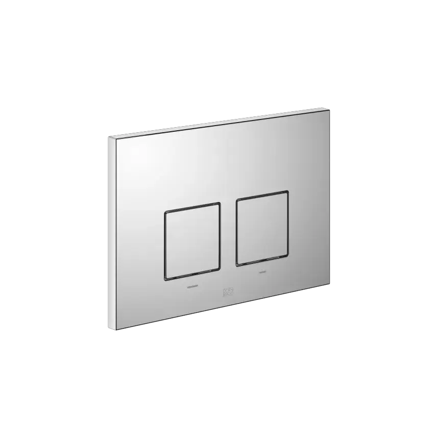 Dornbracht Flush Plate for Flush-mounted Tanks from Geberit Angular by Dornbracht