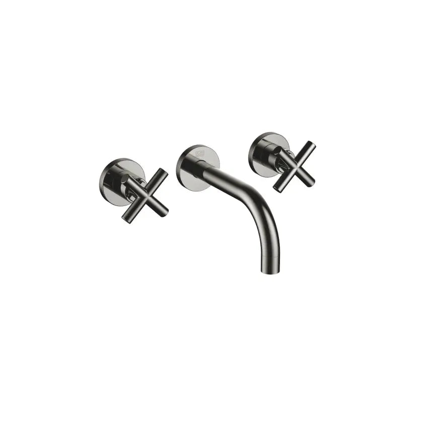 Dornbracht Tara Wall-Mounted Three-Hole Lavatory Mixer without Drain by Dornbracht