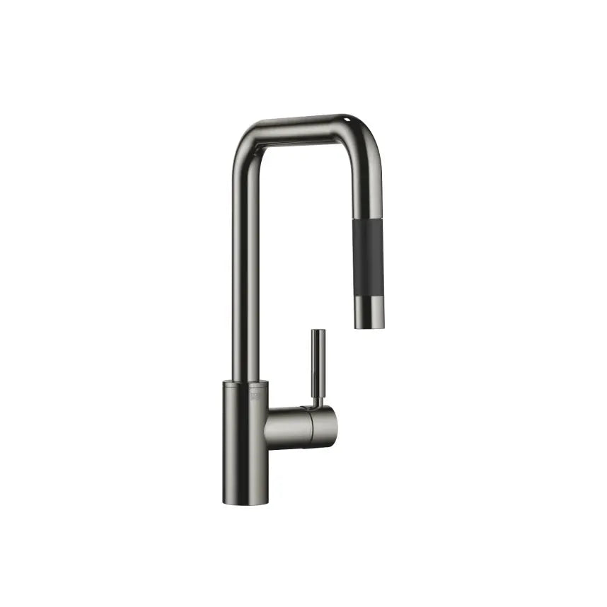 Dornbracht META SQUARE Single-Lever Mixer Pull-Down with Spray Function by Dornbracht