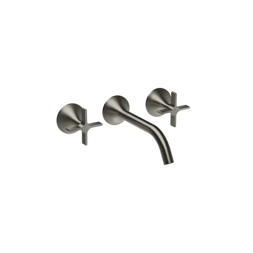Dornbracht VAIA Wall-Mounted Three-Hole Lavatory Mixer without Drain by Dornbracht