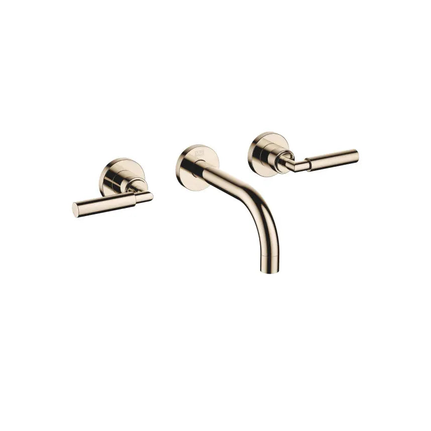 Dornbracht Tara Wall-Mounted Three-Hole Lavatory Mixer without Drain by Dornbracht