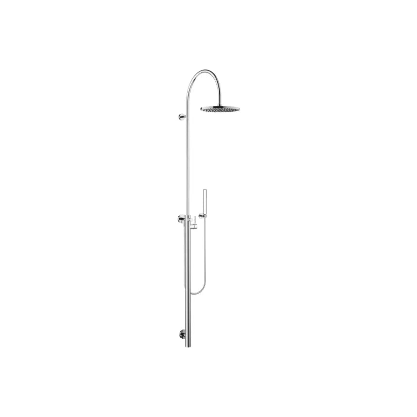 chrome shower riser