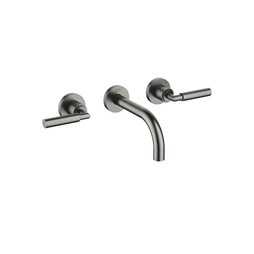 Dornbracht Tara Wall-Mounted Three-Hole Lavatory Mixer without Drain by Dornbracht