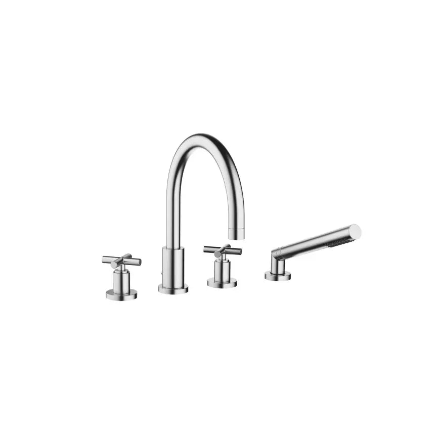 Dornbracht TARA Deck-Mounted Tub Mixer, With Hand Shower Set For Deck-Mounted Tub Installation by Dornbracht