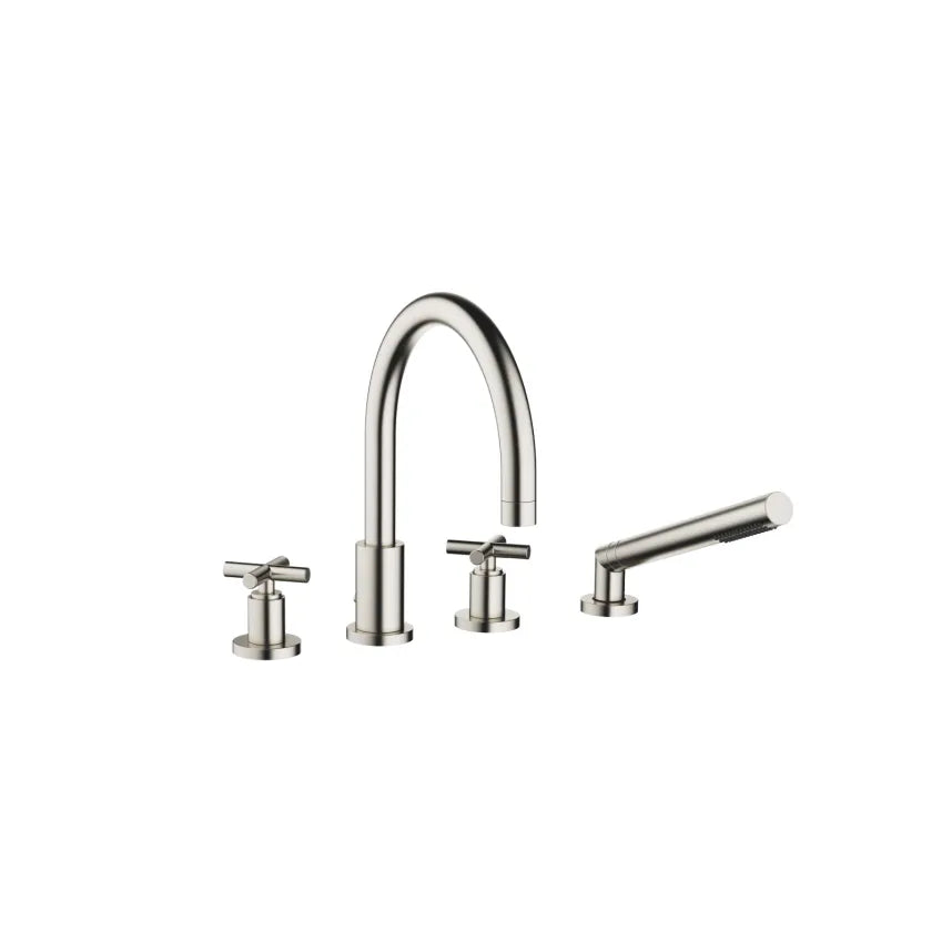 Dornbracht TARA Deck-Mounted Tub Mixer, With Hand Shower Set For Deck-Mounted Tub Installation