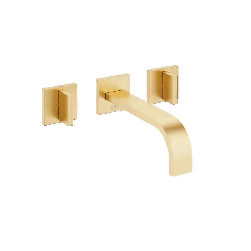 Dornbracht Mem Wall-Mounted Three-Hole Lavatory Mixer without Drain by Dornbracht