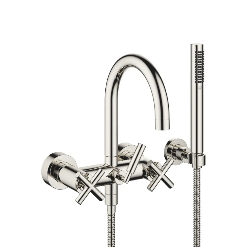 Dornbracht TARA Tub Mixer For Wall-Mounted Installation With Hand Shower Set