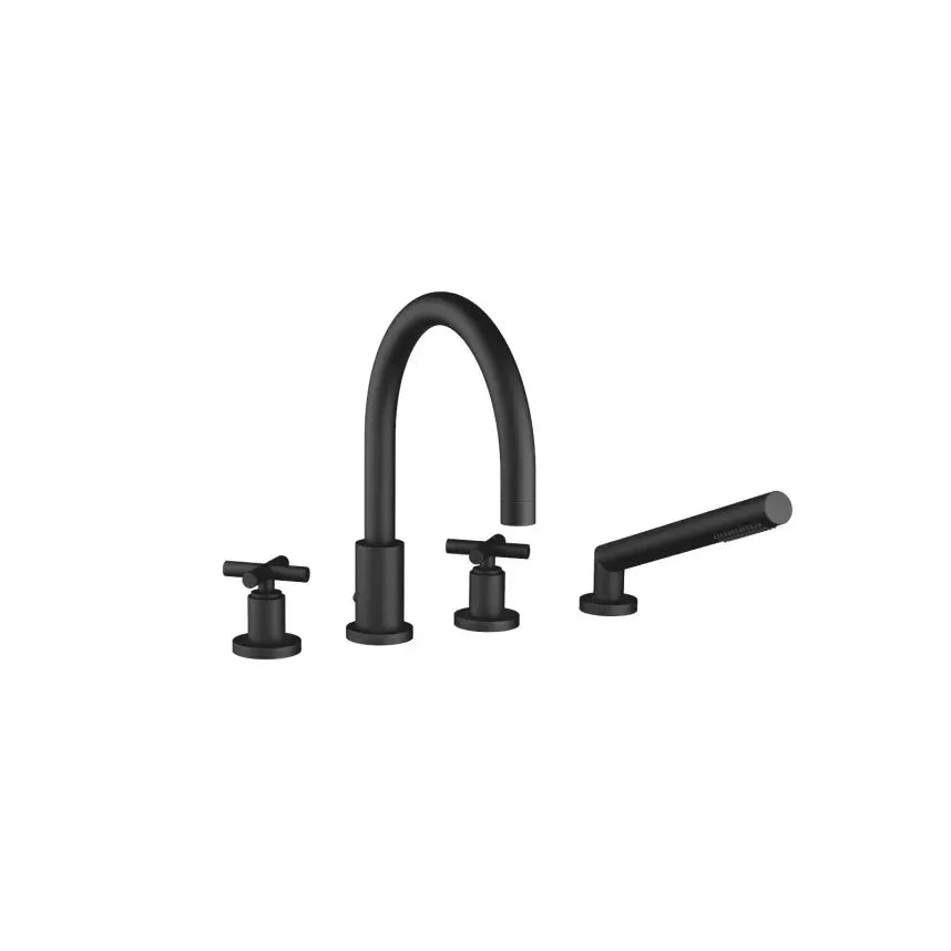 Dornbracht TARA Deck-Mounted Tub Mixer, With Hand Shower Set For Deck-Mounted Tub Installation by Dornbracht
