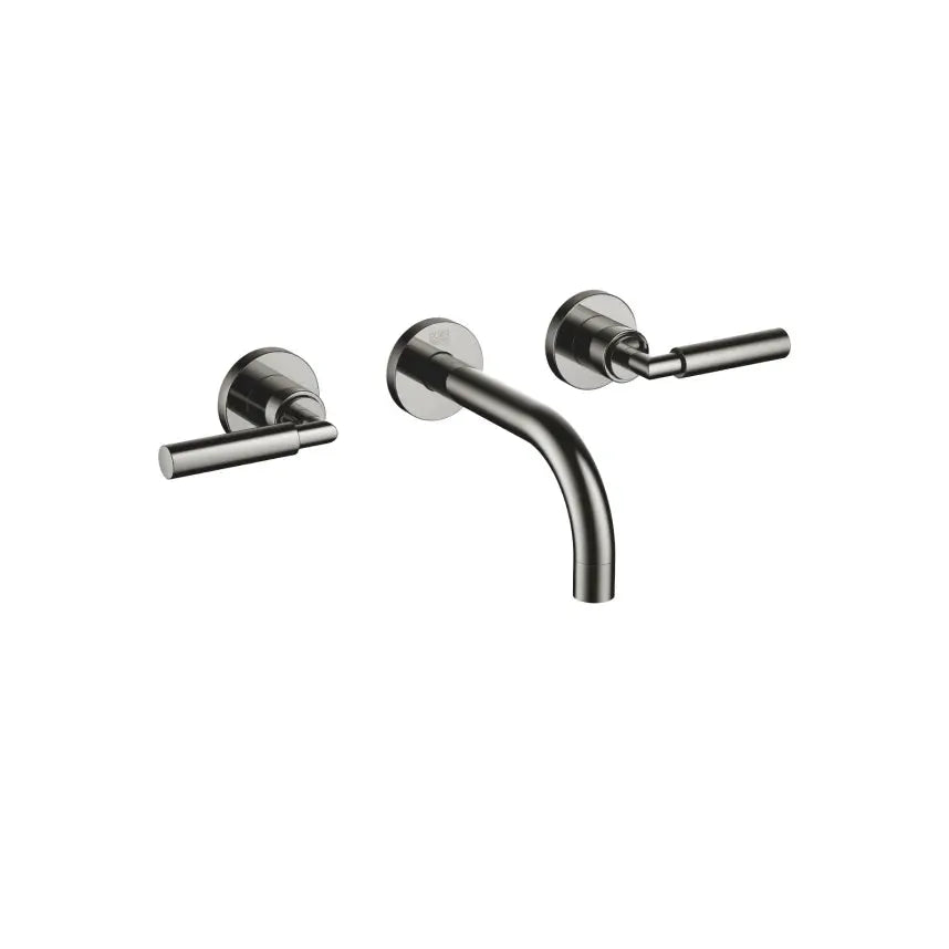 Dornbracht Tara Wall-Mounted Three-Hole Lavatory Mixer without Drain by Dornbracht
