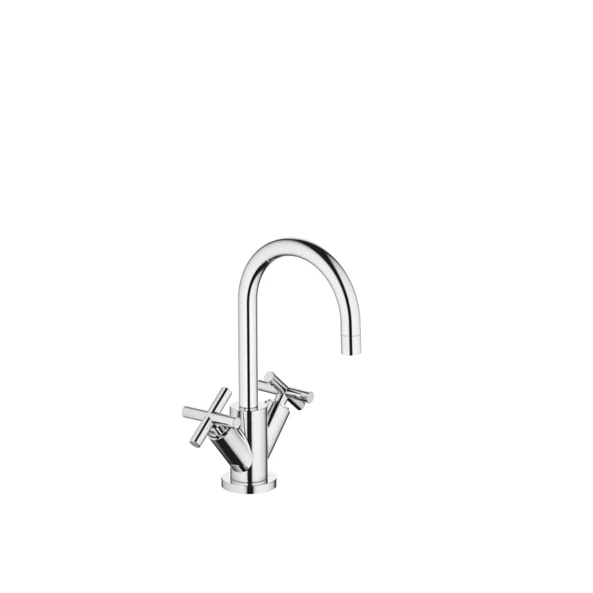 chrome lavatory mixer