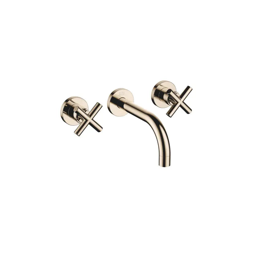 Dornbracht Tara Wall-Mounted Three-Hole Lavatory Mixer without Drain by Dornbracht