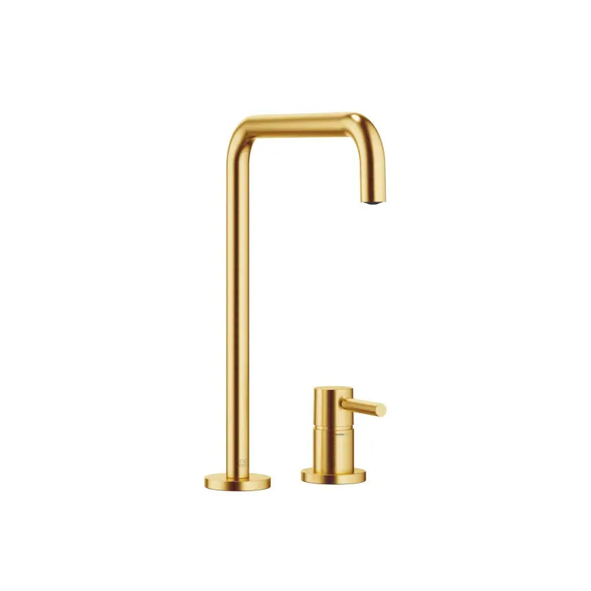 Dornbracht META SQUARE Two-Hole Mixer with Individual Flanges by Dornbracht