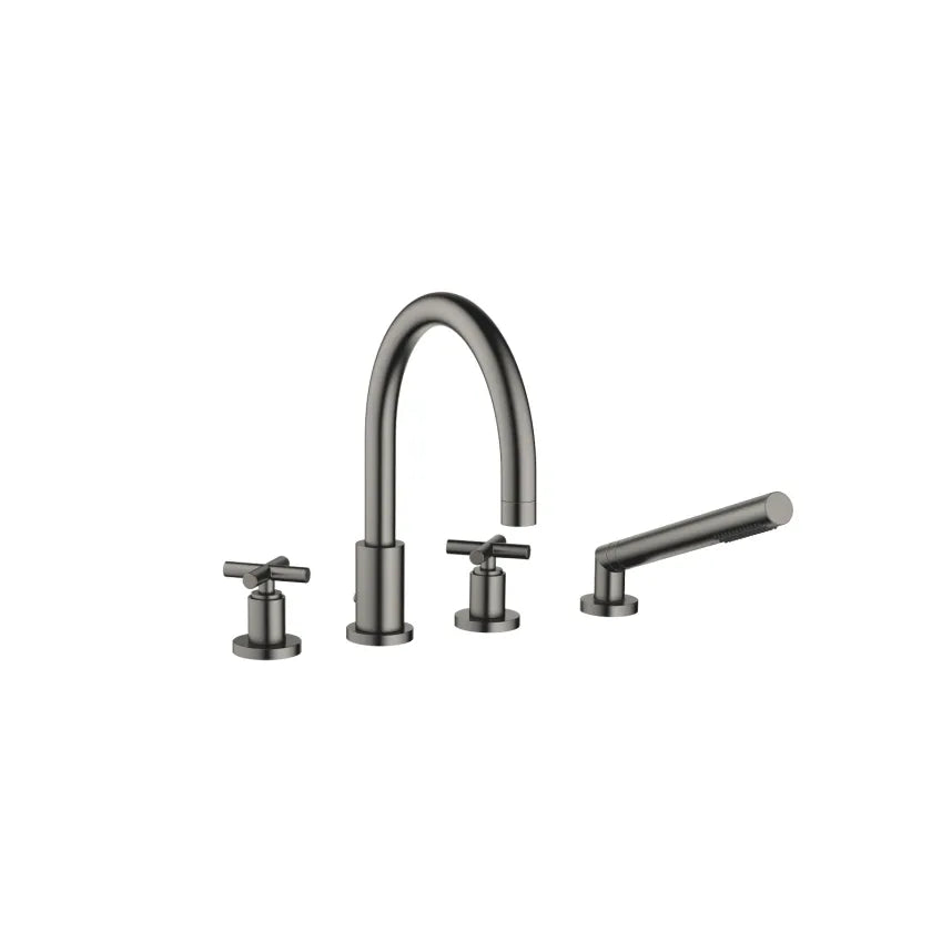 Dornbracht TARA Deck-Mounted Tub Mixer, With Hand Shower Set For Deck-Mounted Tub Installation