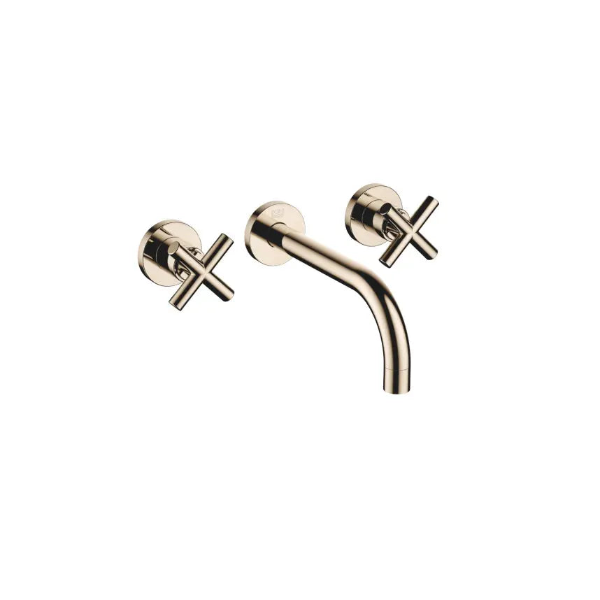 Dornbracht Tara Wall-Mounted Three-Hole Lavatory Mixer without Drain by Dornbracht