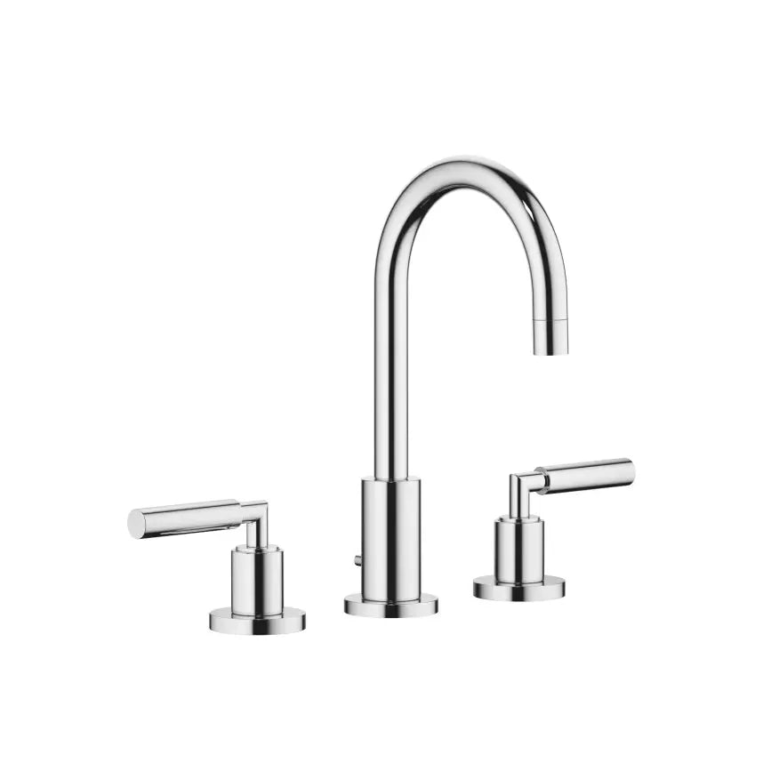 chrome lavatory mixer
