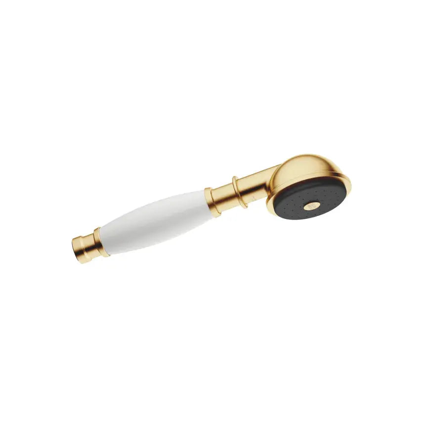 Dornbracht MADISON Metal Hand Shower with Porcelain (White) Handle by Dornbracht