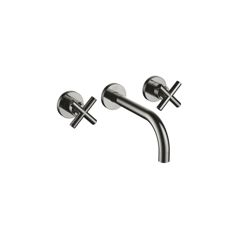 Dornbracht Tara Wall-Mounted Three-Hole Lavatory Mixer without Drain by Dornbracht