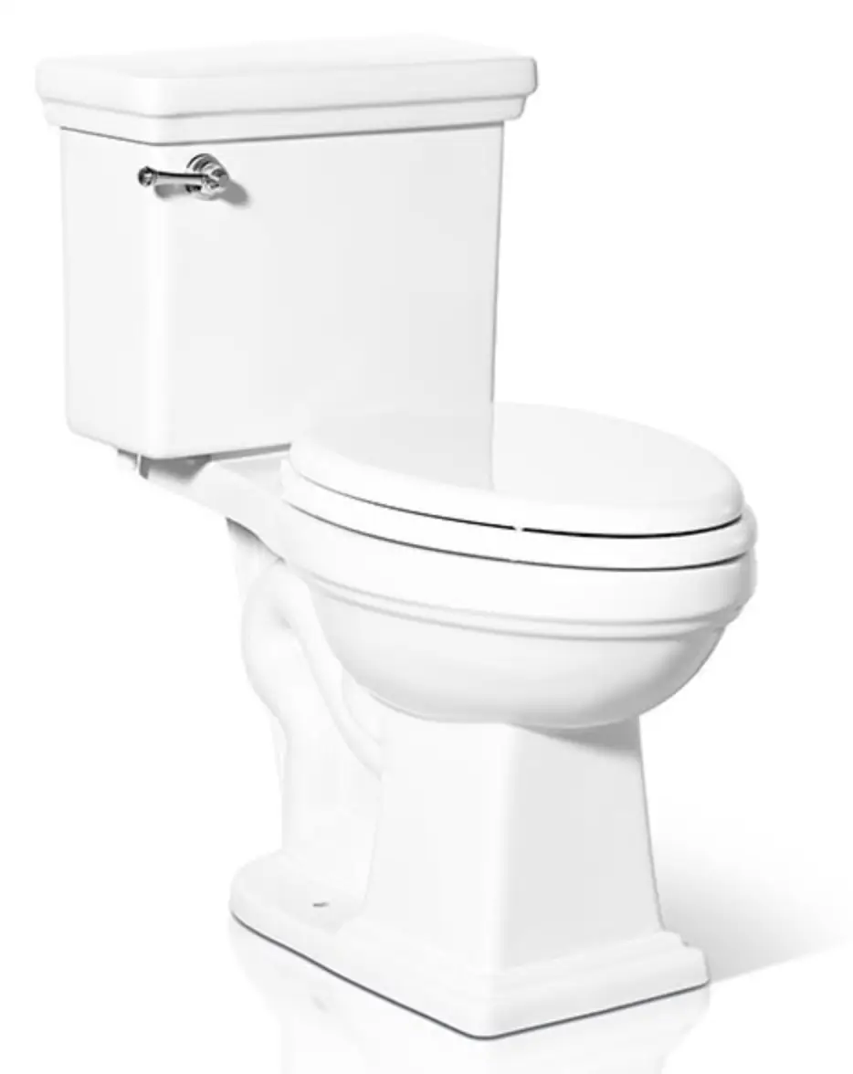 white toilet tank