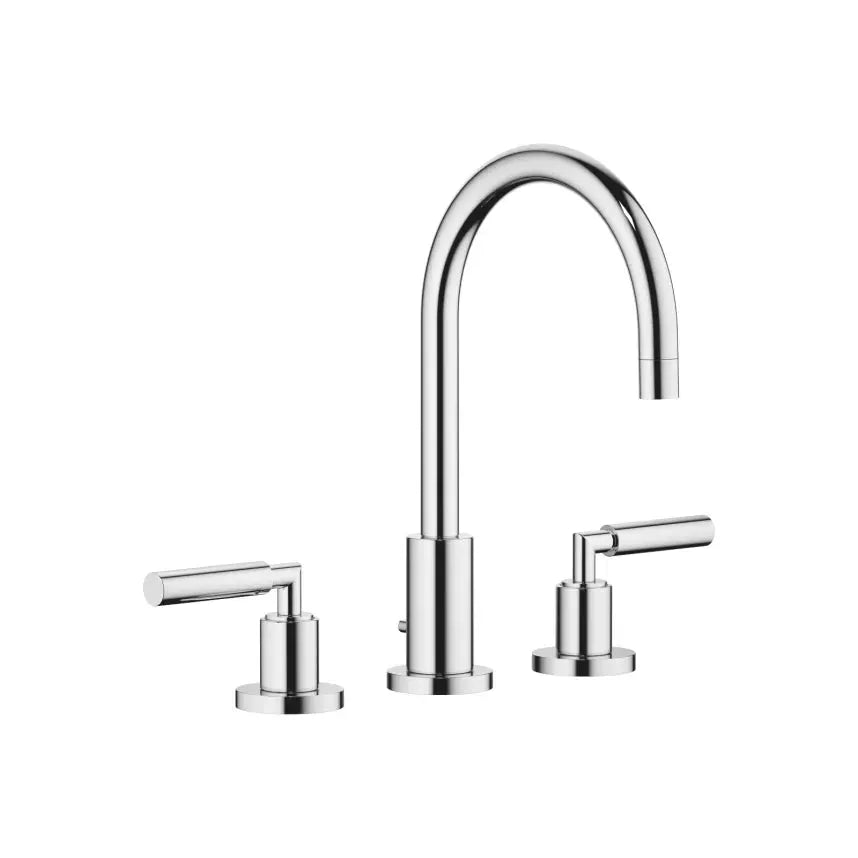 chrome lavatory mixer