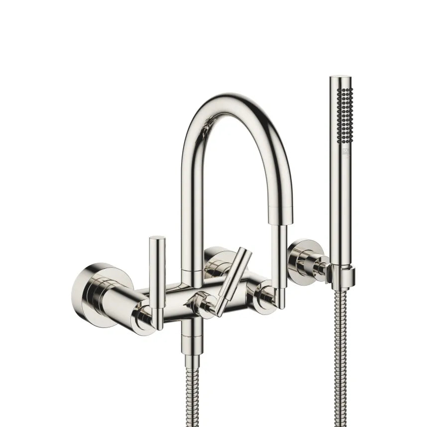 Dornbracht TARA Tub Mixer For Wall-Mounted Installation With Hand Shower Set by Dornbracht