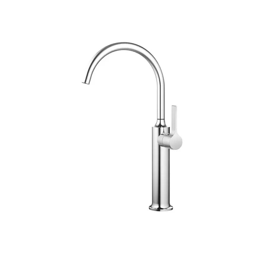 chrome lavatory mixer