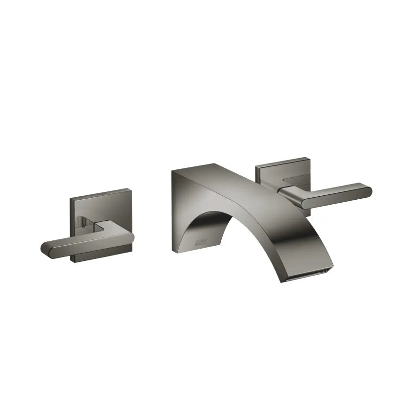 chrome lavatory mixer