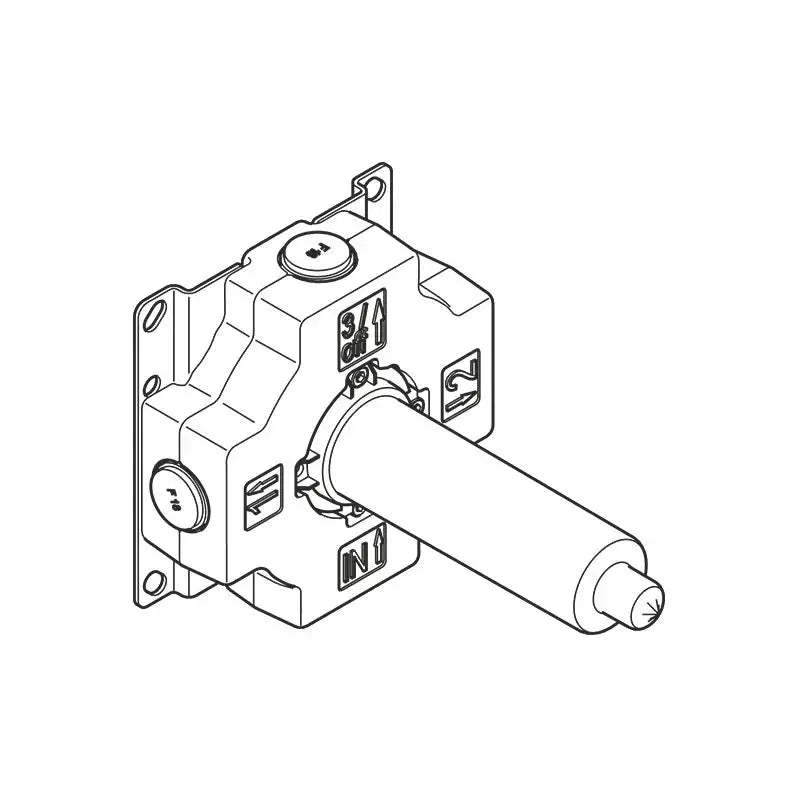 wall mounted two way diverter