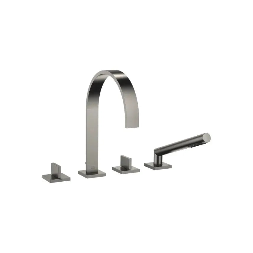 Dornbracht MEM Deck-Mounted Tub Mixer, With Hand Shower Set For Deck-Mounted Tub Installation by Dornbracht