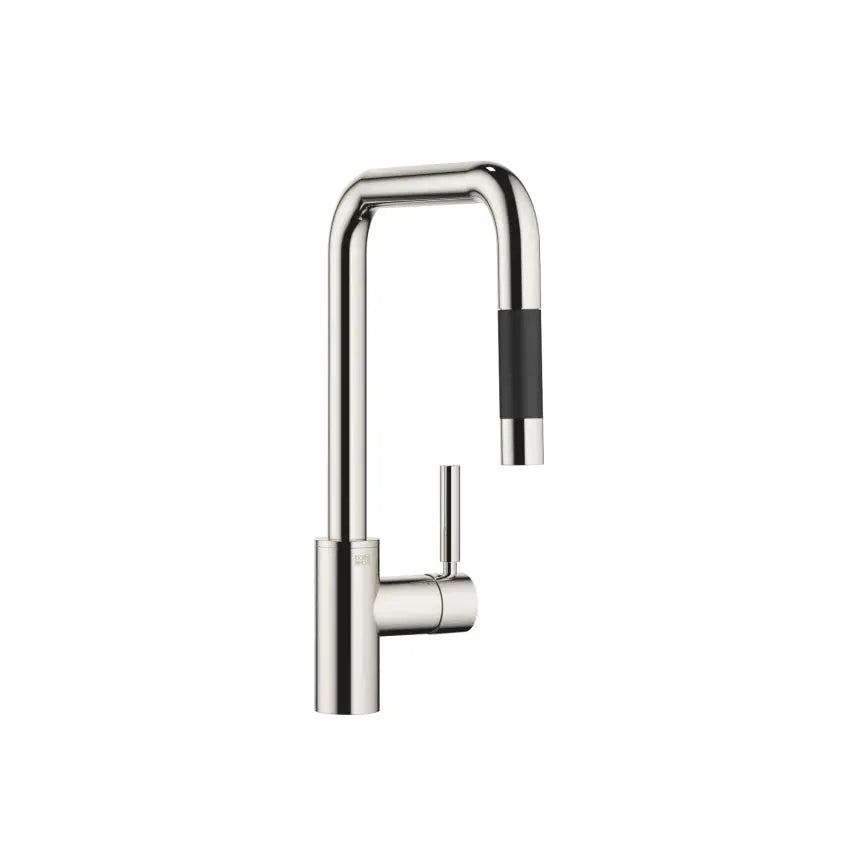 Dornbracht META SQUARE Single-Lever Mixer Pull-Down with Spray Function by Dornbracht