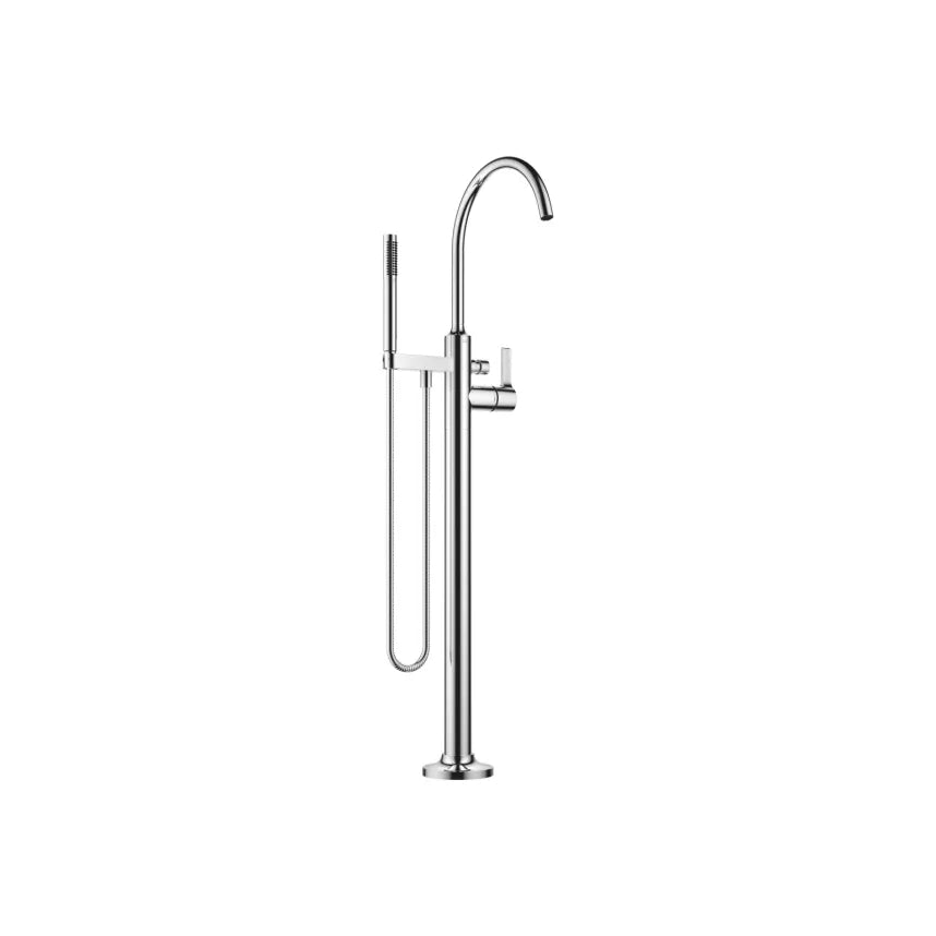 chrome lever tub mixer