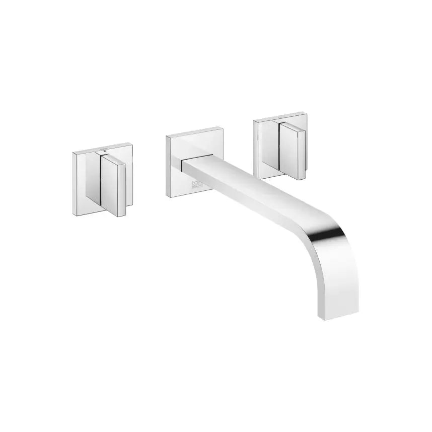 chrome lavatory mixer